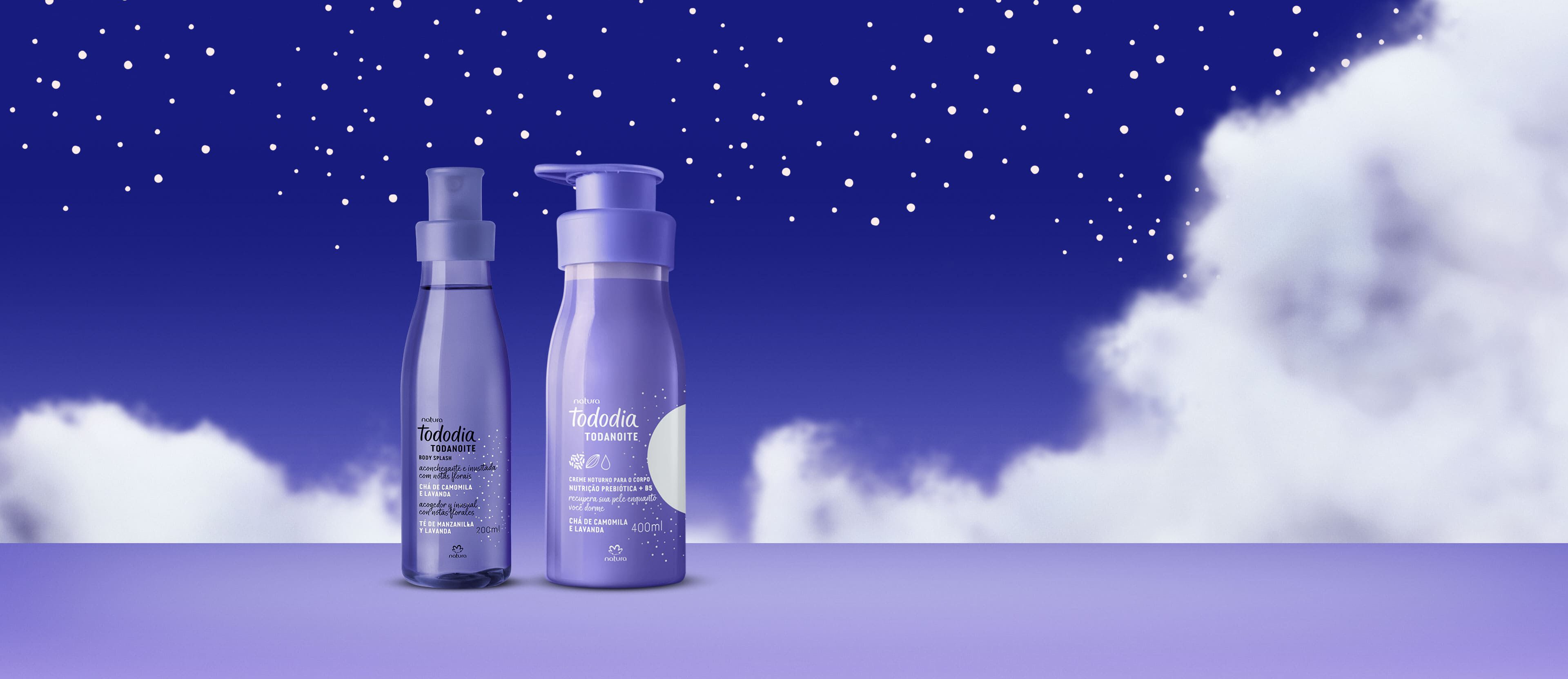 Kit Tododia Todanoite com Hidratante e Body Splash (2 produtos)