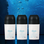 Kit Desodorante Antitranspirante Roll-on Kaiak Oceano Masculino (3 unidades)