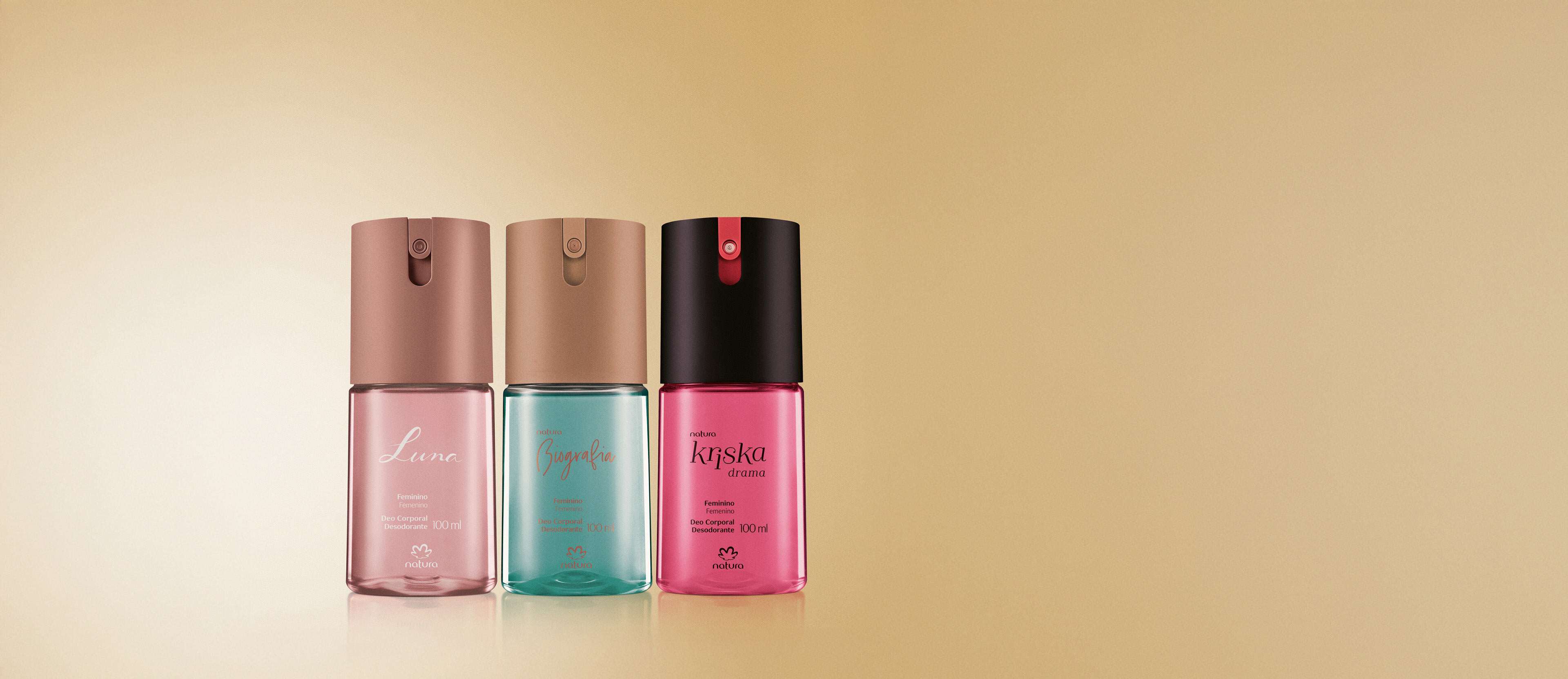 Kit Desodorante Corporal Feminino (3 unidades)