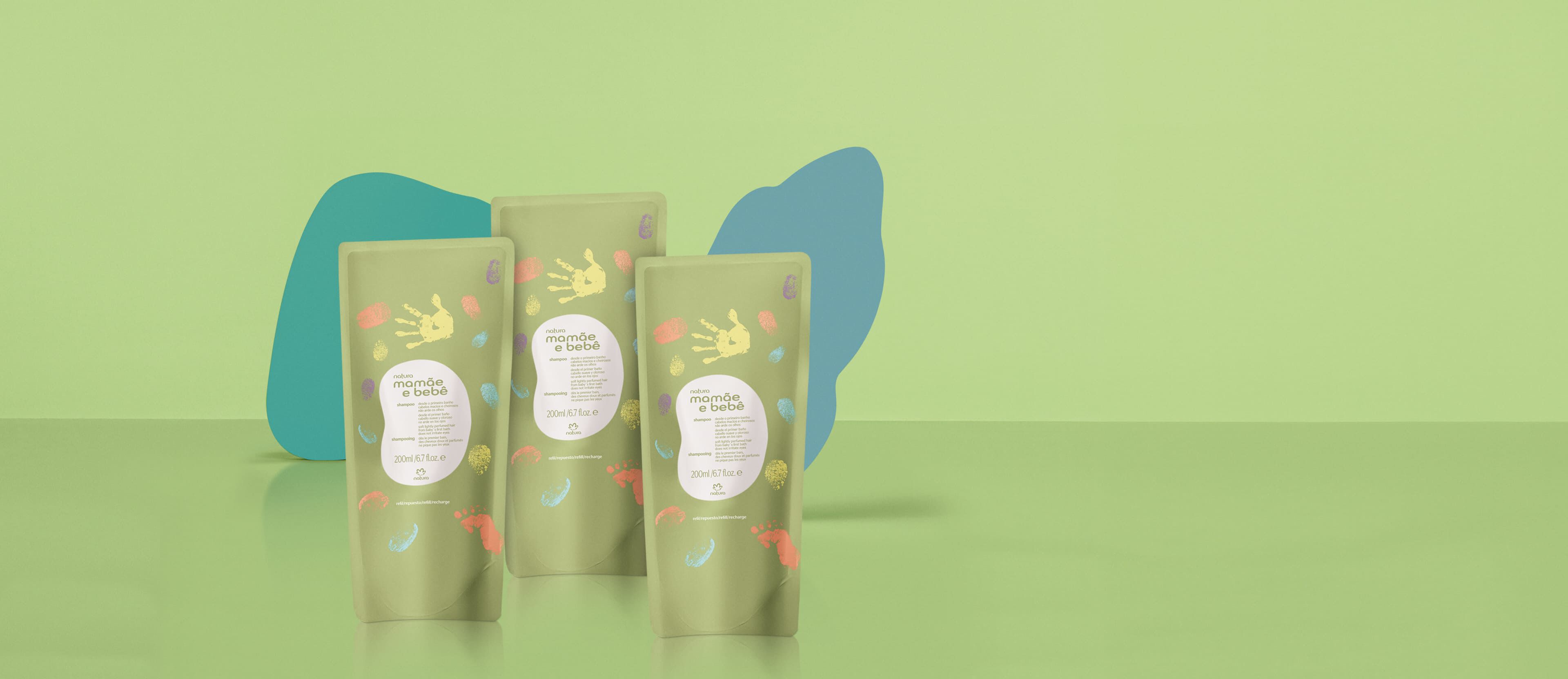 Kit Refil Shampoo Mamãe e Bebê (3 unidades)