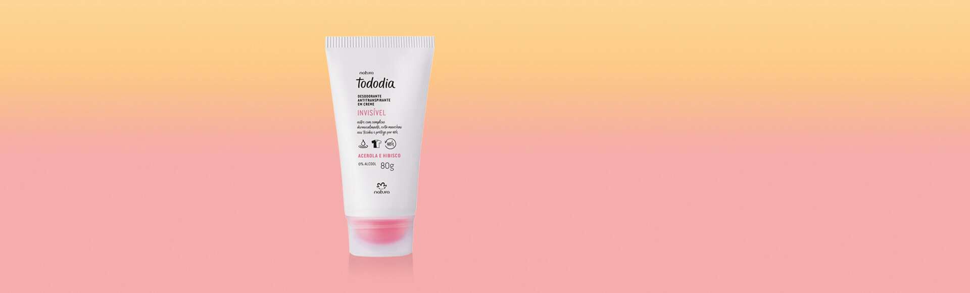 Desodorante em Creme Tododia Acerola e Hibisco
