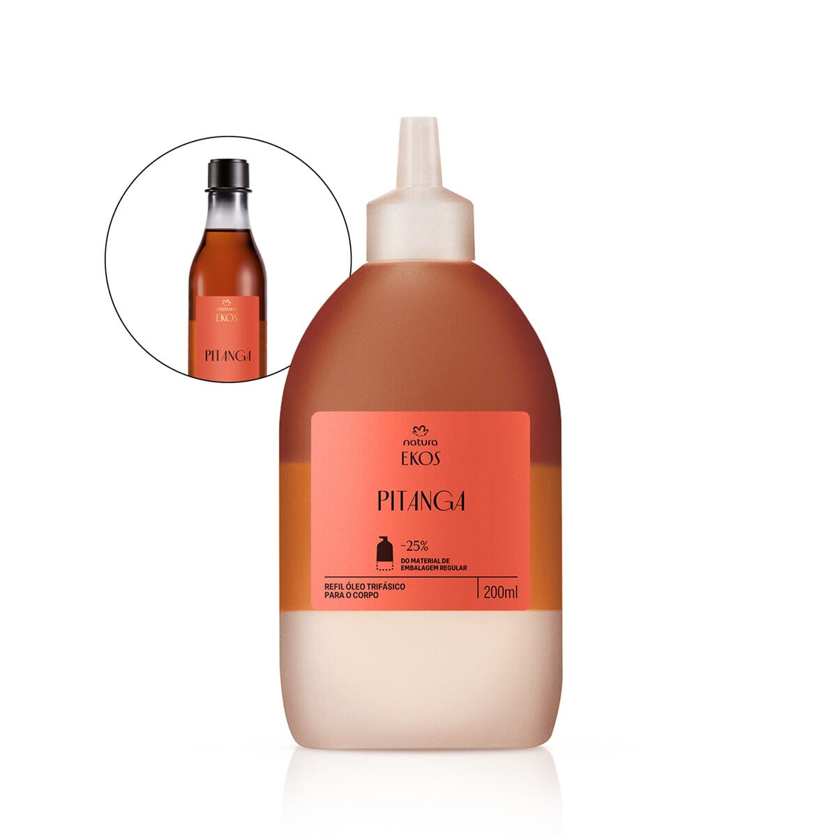 Refil Óleo Trifasico Desodorante Corporal Ekos Pitanga 200ML