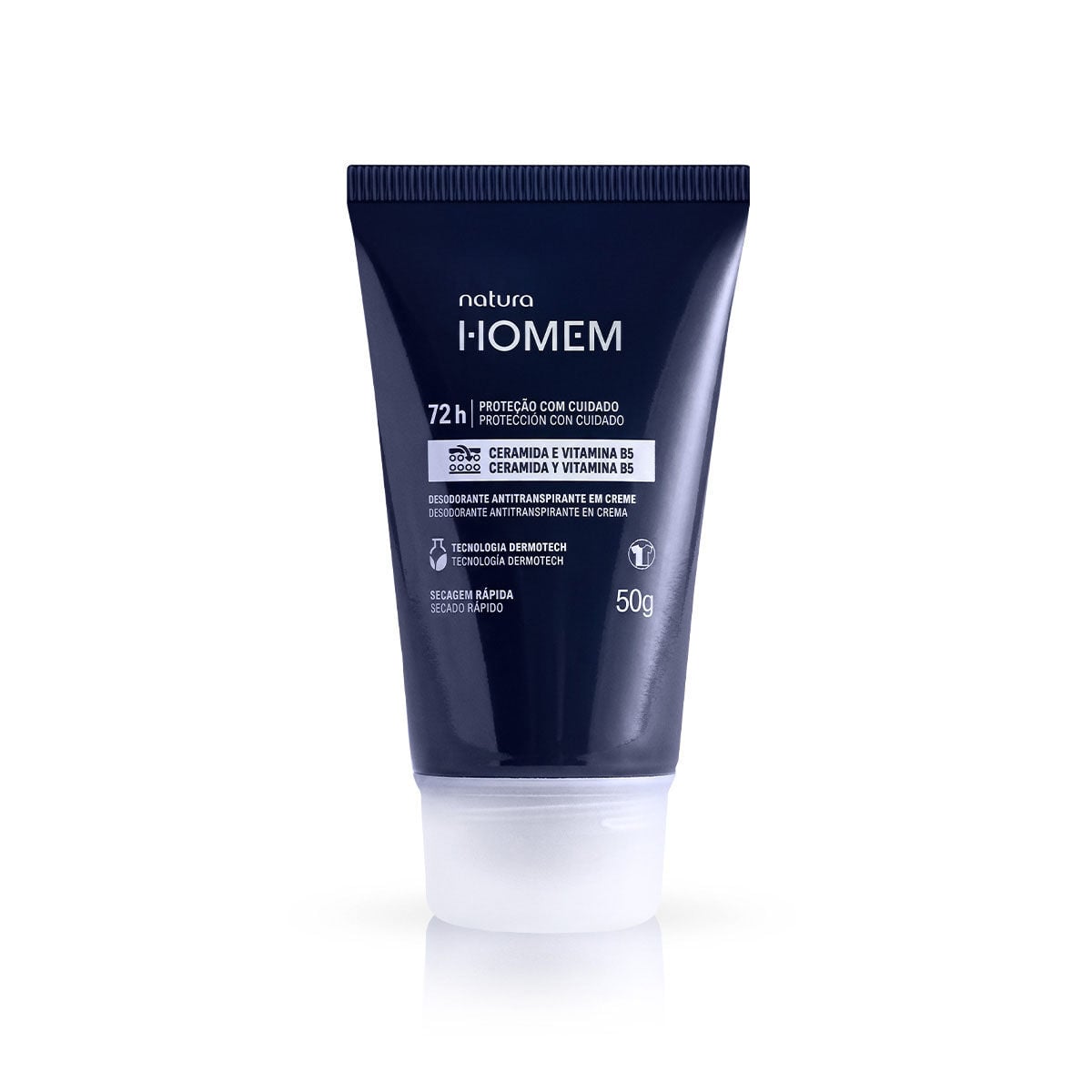 Desodorante Antitranspirante em Creme Natura Homem 50G