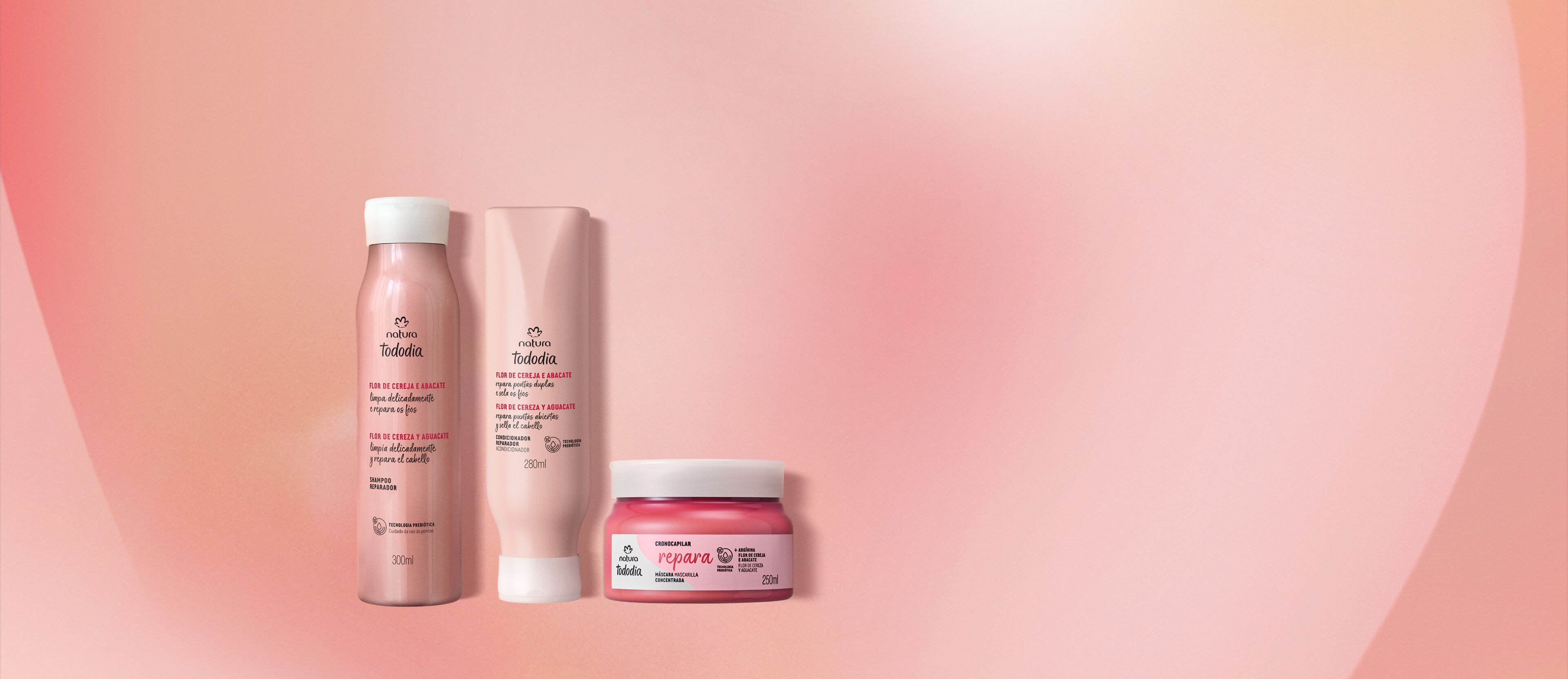 Kit Tododia Flor de Cereja e Abacate (3 produtos)