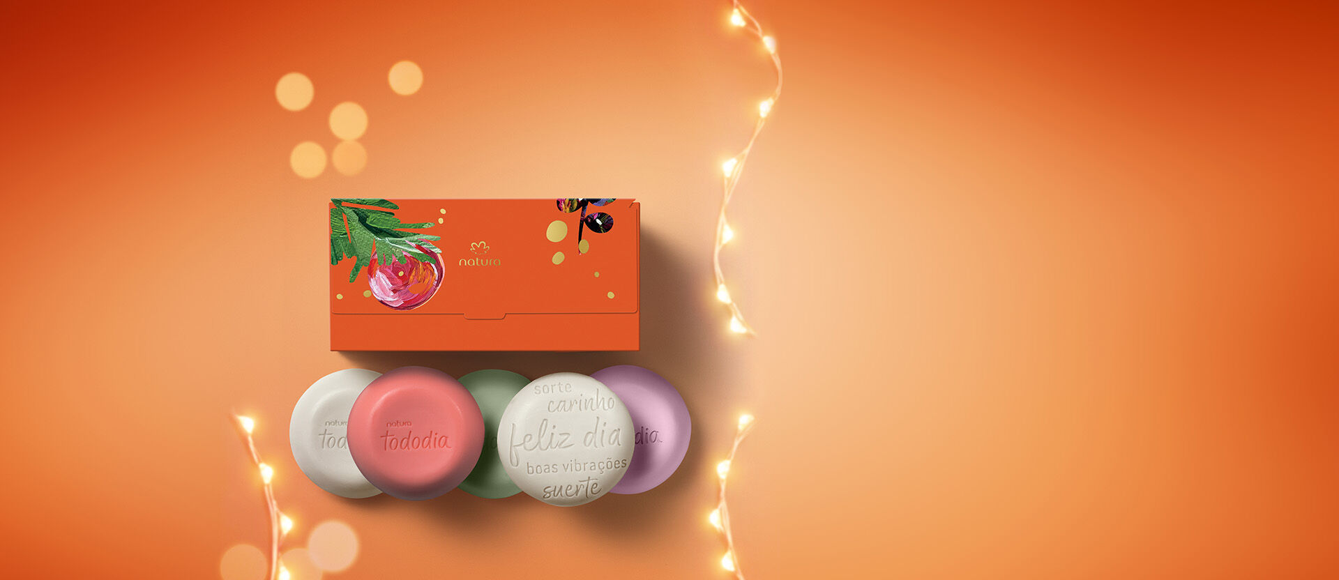 Presente Natura Tododia Sabonetes Feliz Dia (1 produto)