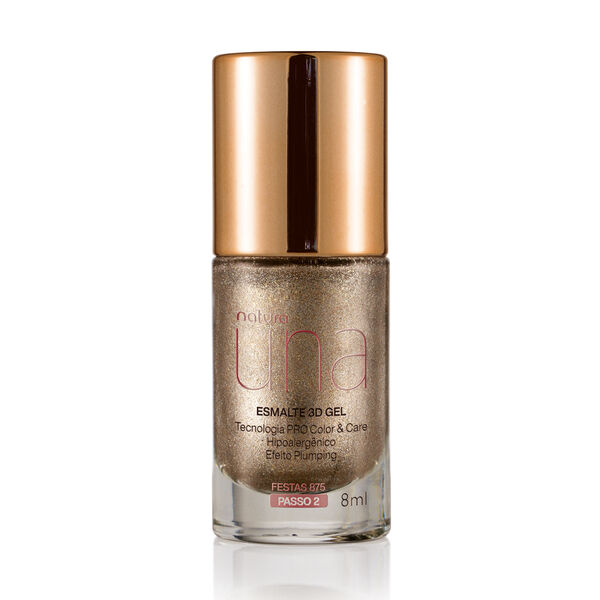 Una Esmalte 3D Gel Festas 875