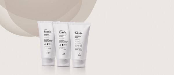 Kit Desodorante Antitranspirante em Creme Tododia Sem Perfume (3 unidades)
