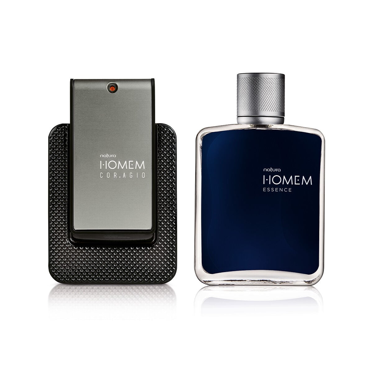 Kit Natura Homem Deos Colonias Essence e Cor.agio 2 Produtos de 100 Ml