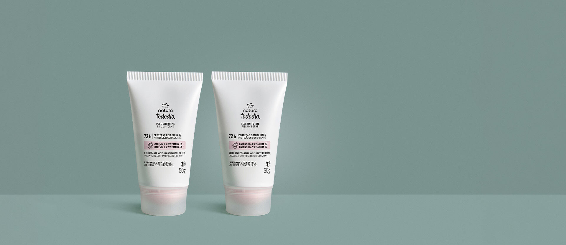 Kit Desodorante em Creme Tododia Leite de Algodão (2 produtos)