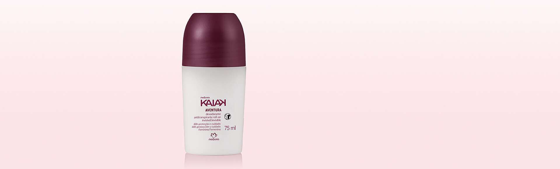 Desodorante Antitranspirante Roll-on Kaiak Aventura Feminino