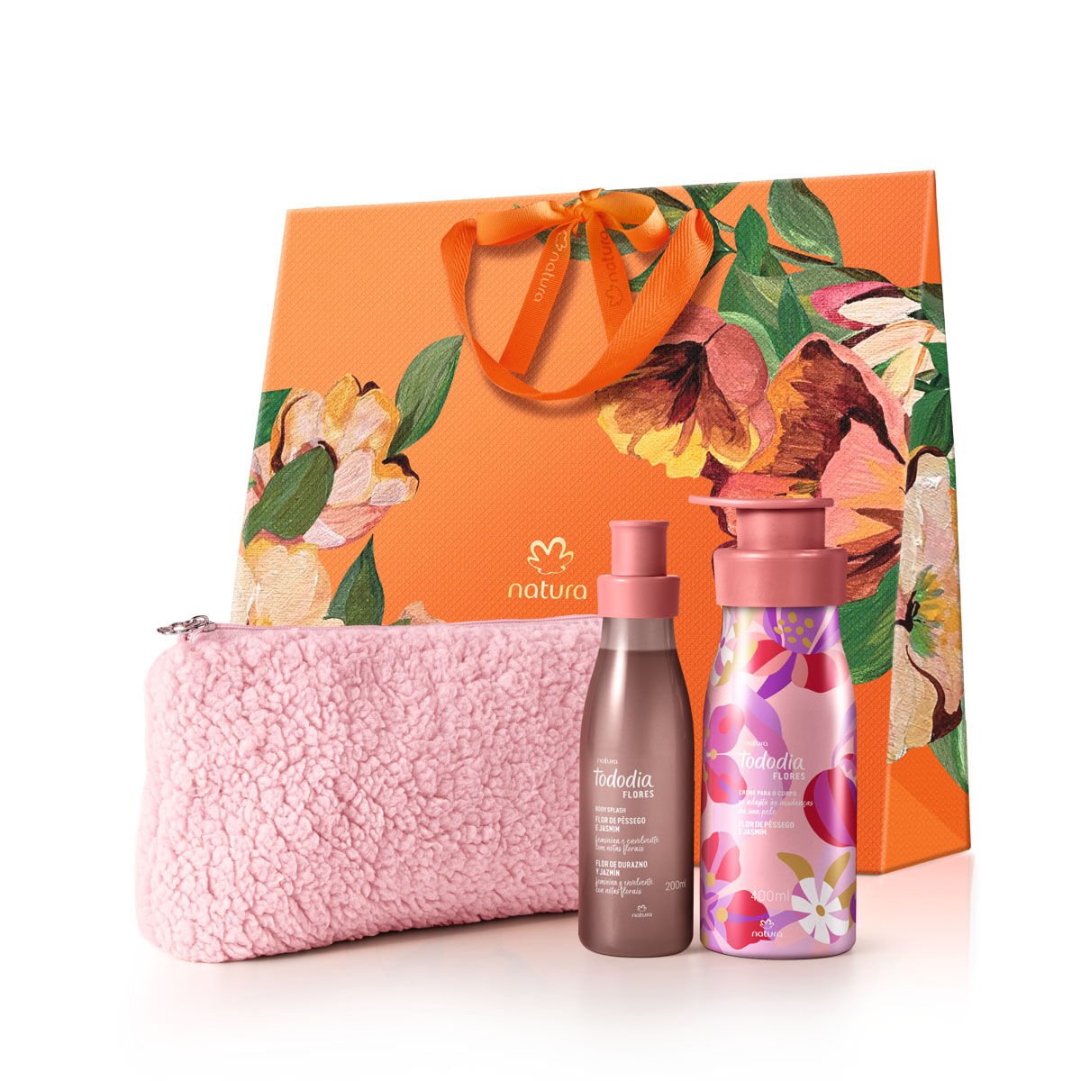 Presente Dia das Mães Tododia Flores com Nécessaire