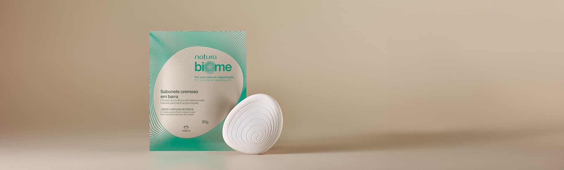 Sabonete Cremoso em Barra Biōme