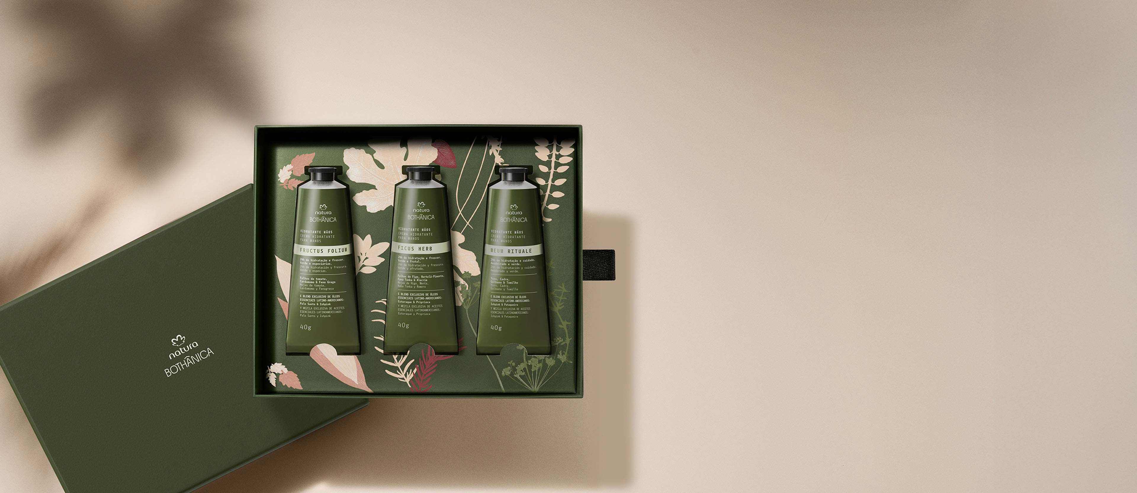 Kit Hidratante para Mãos Natura Bothânica (3 produtos)