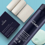 Kit Shampoo Anticaspa e Sabonete Corpo e Barba Natura Homem (2 produtos)