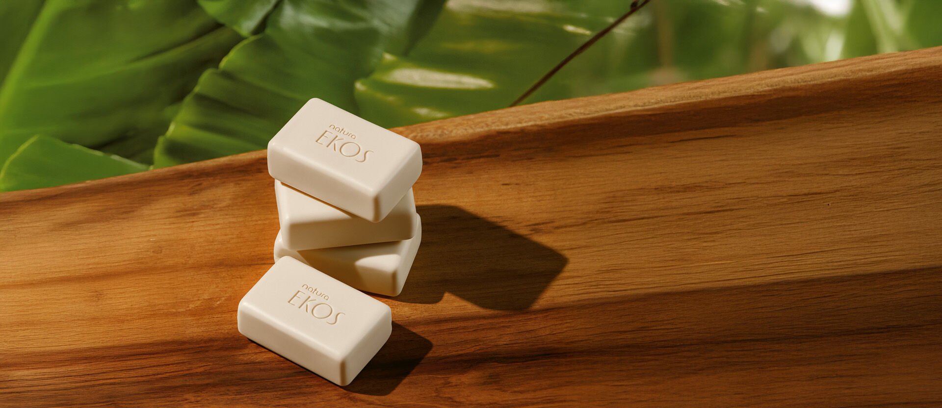 Sabonete em Barra Puro Vegetal Cremoso Ekos Cupuaçu (4 unidades)