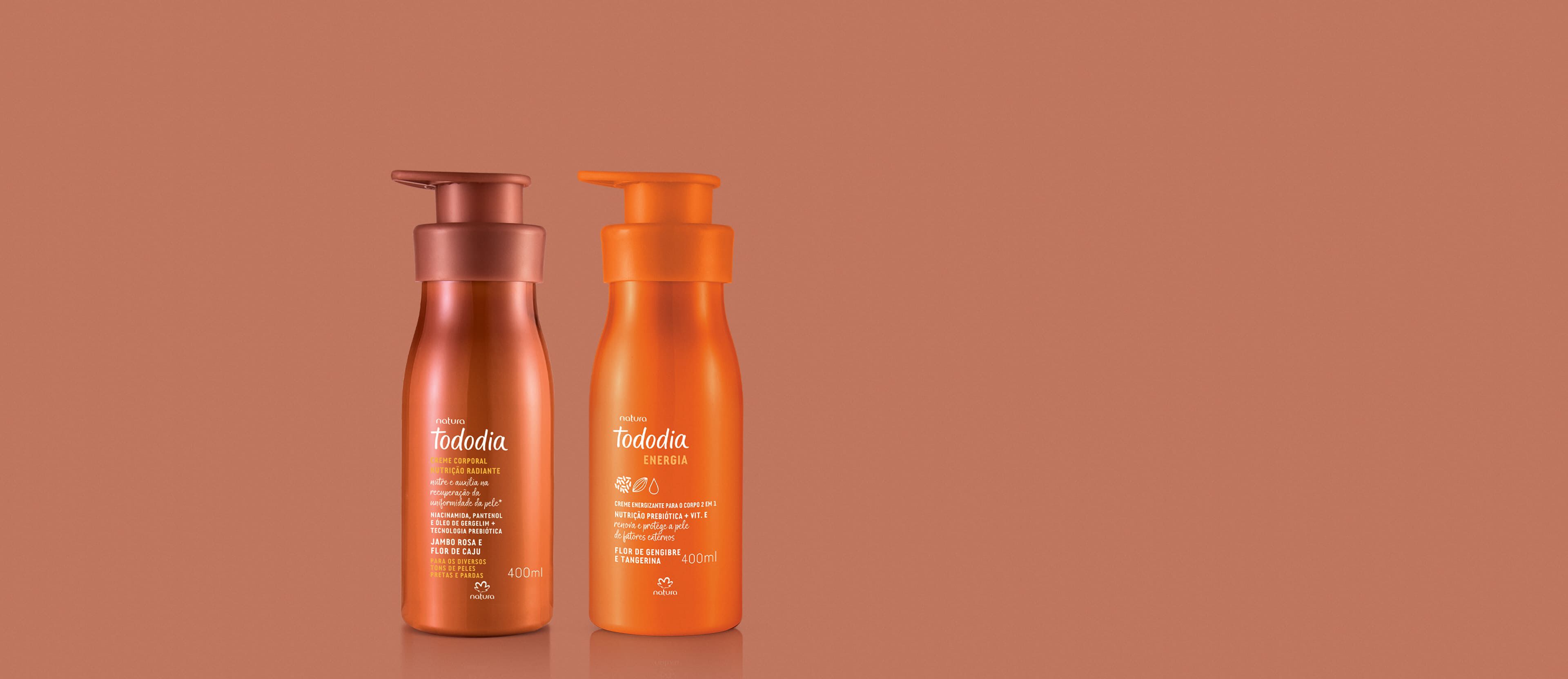 Kit Cremes Nutritivos Tododia Energia e Jambo Rosa e Flor de Caju (2 produtos)