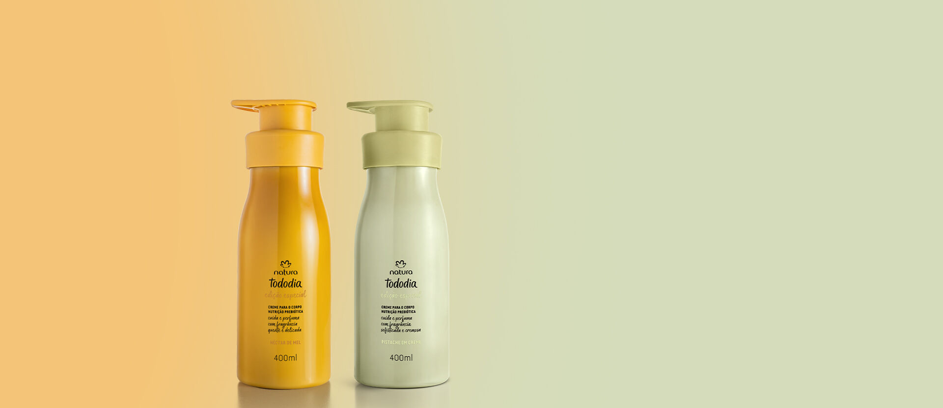 Kit Tododia Creme para o Corpo Néctar de Mel e Pistache (2 produtos)