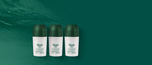 Kit Desodorante Antitranspirante Roll-on Kaiak Aventura Masculino (3 unidades)