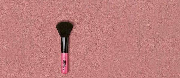 Mini Pincel para Pó e Blush Faces
