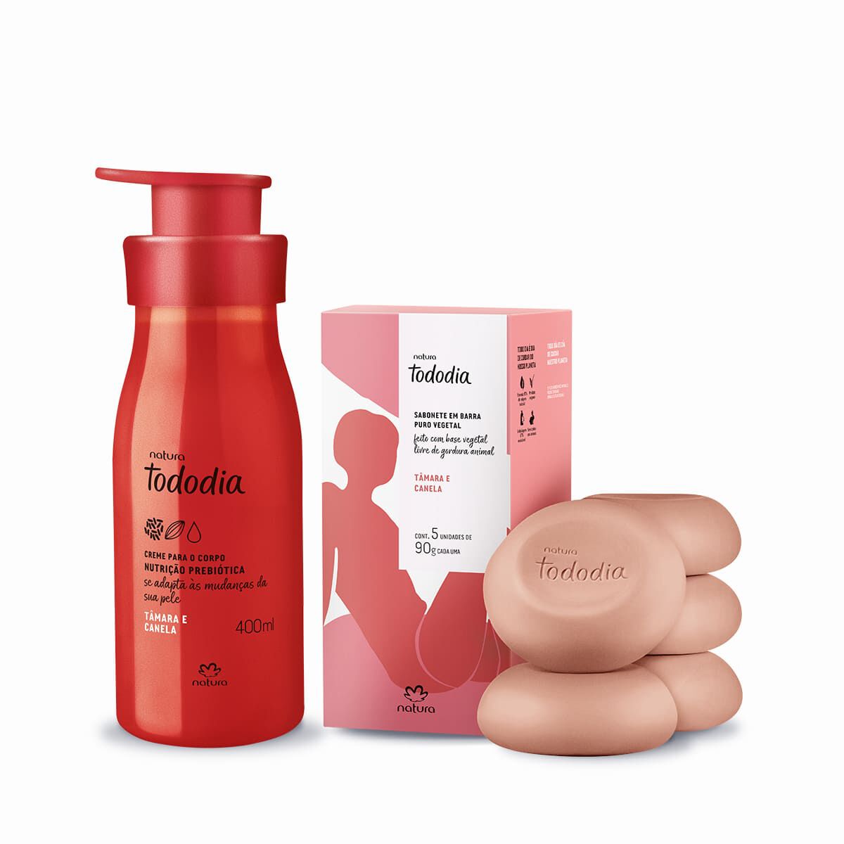 Kit Tododia Tamara e Canela com Sabonete e Hidratante (2 Produtos)