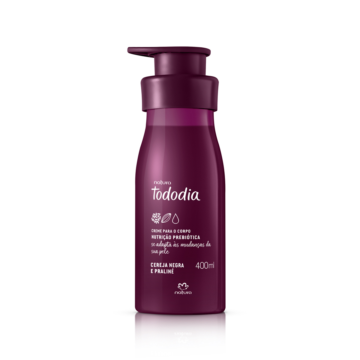 Creme Desodorante Nutritivo para o Corpo Tododia Cereja Negra e Praliné 400 ml

  