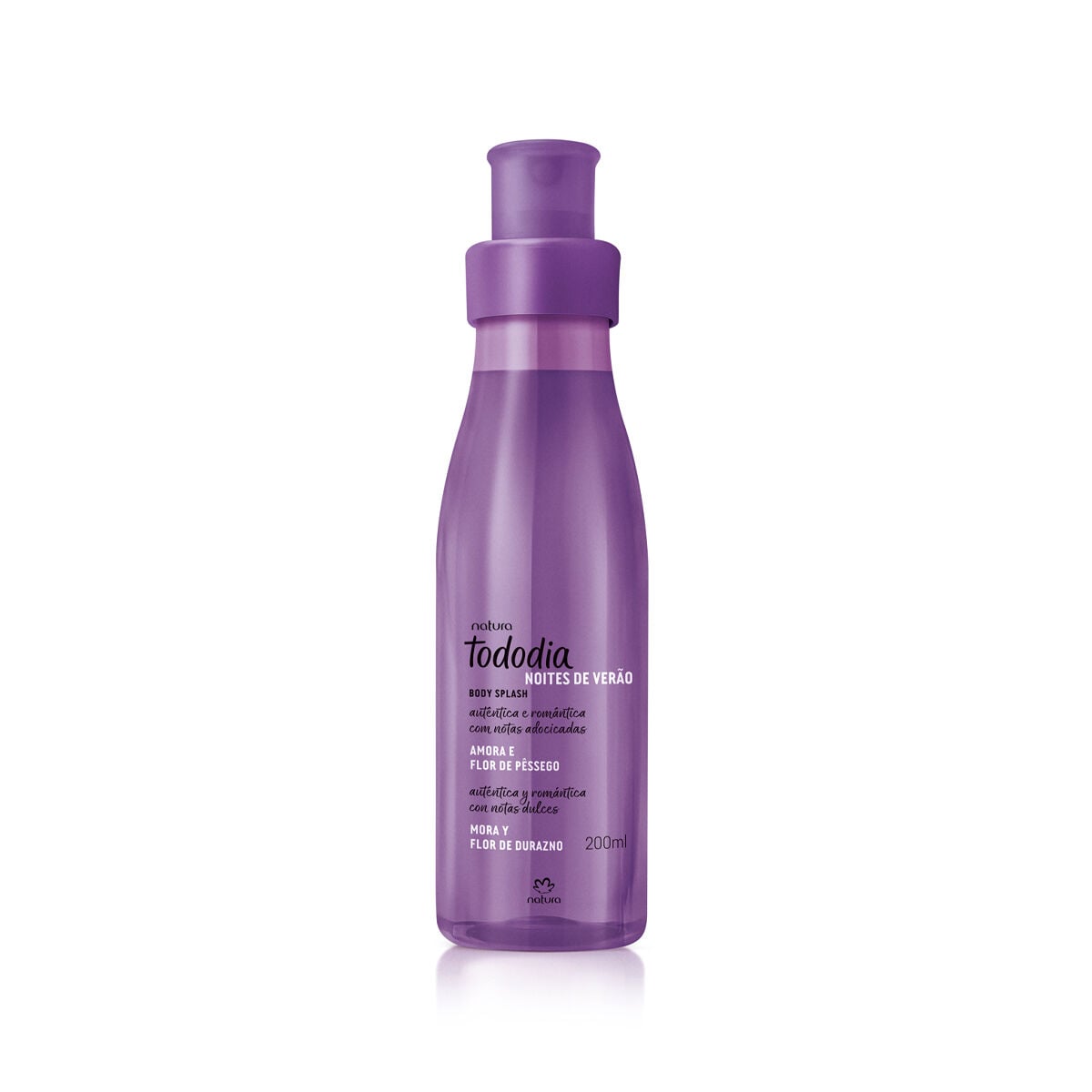 Body Splash Desodorante Colônia Tododia Amora e Flor de Pêssego 200 ml
