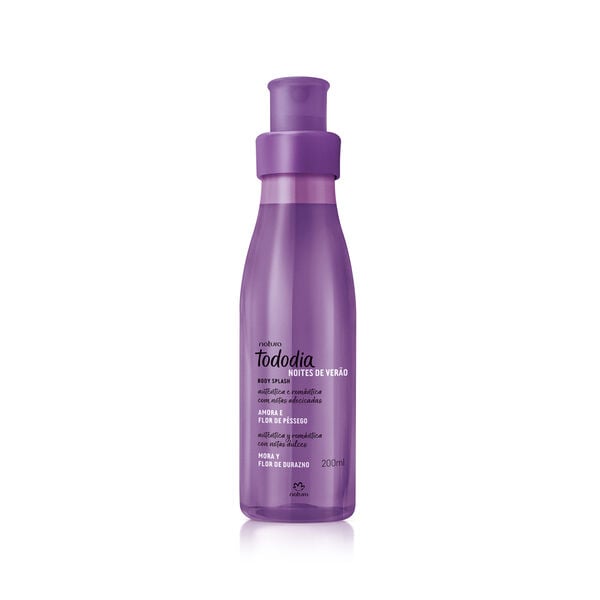 Body Splash Natura Amora e Flor de Pêssego 200ml