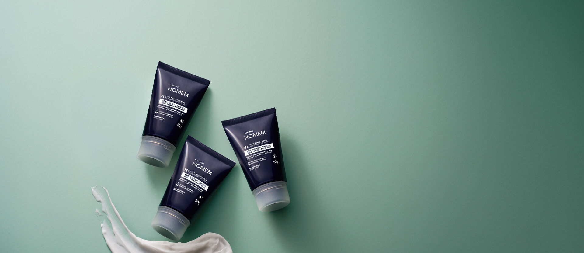 Kit Natura Homem Desodorante em Creme (3 produtos)