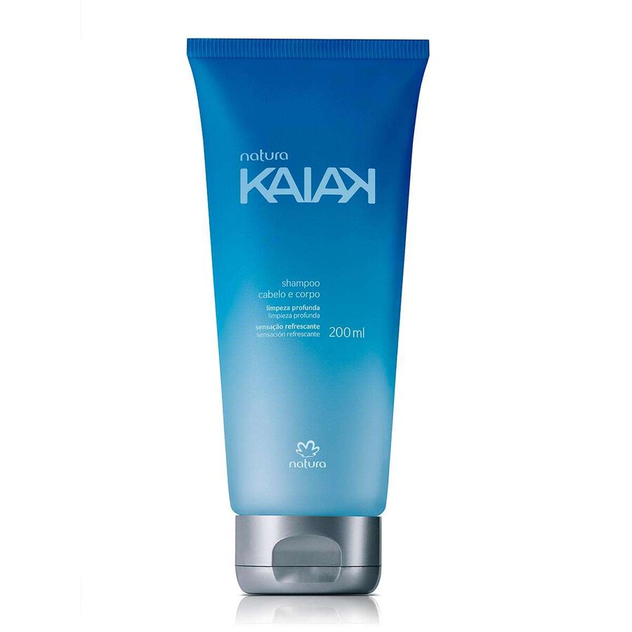 Shampoo Cabello y Cuerpo Kaiak Masculino 200 Ml