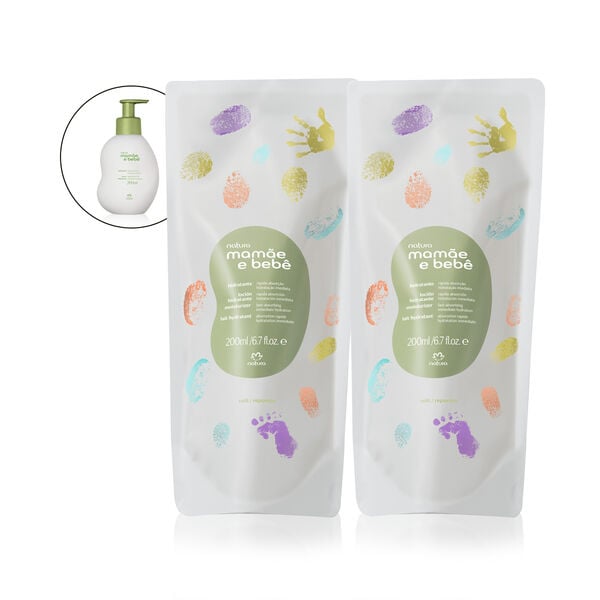 Kit Refis Hidratante Mamãe e Bebê