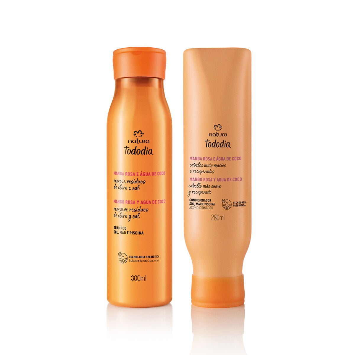 Kit Tododia Sol, Mar e Piscina Tododia Manga Rosa e Água de Coco (2 Produtos)