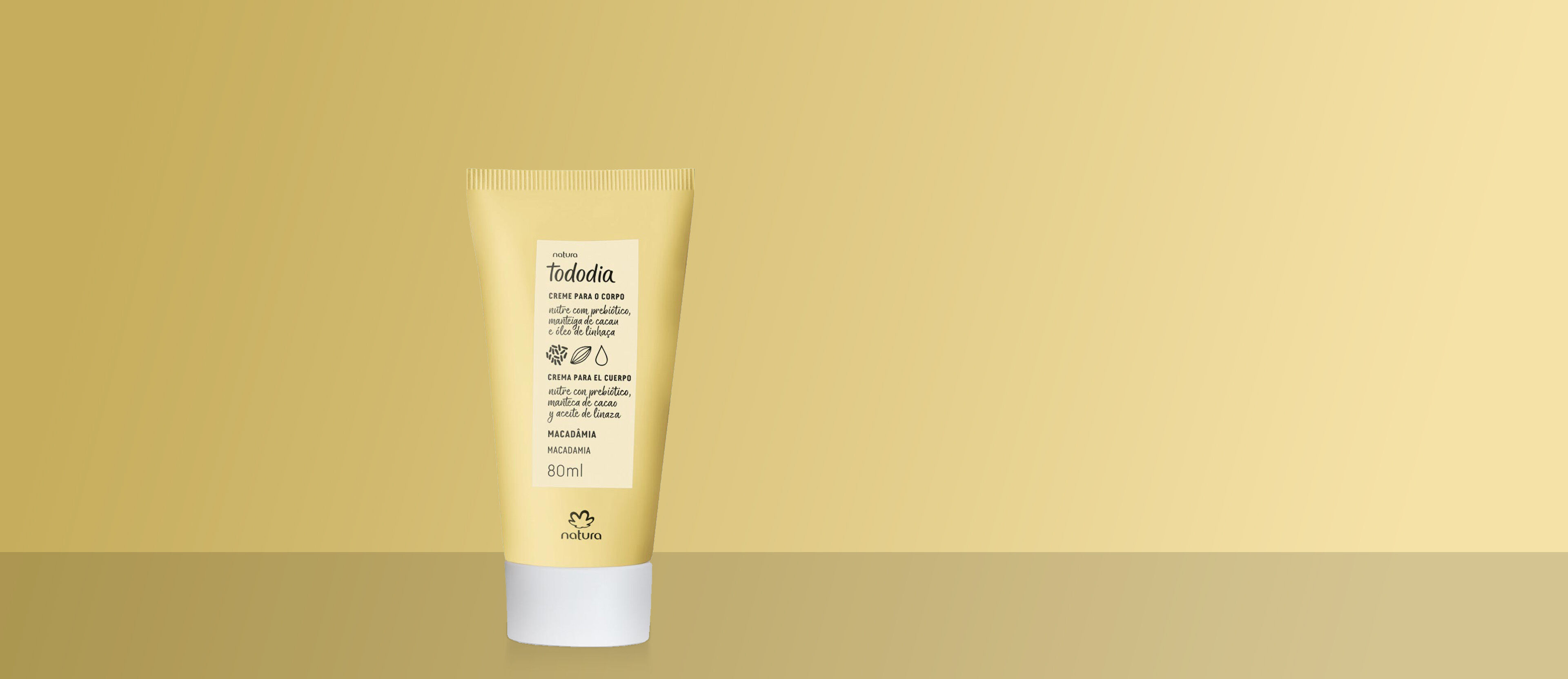 Creme Desodorante Nutritivo para o Corpo Tododia Macadâmia