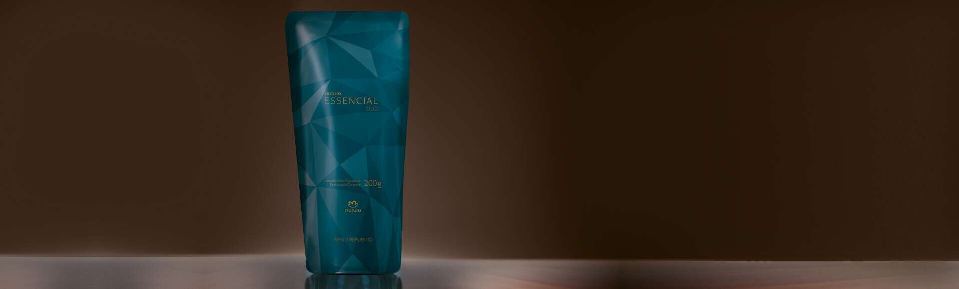 Refil Desodorante Hidratante Corporal Perfumado Essencial Oud