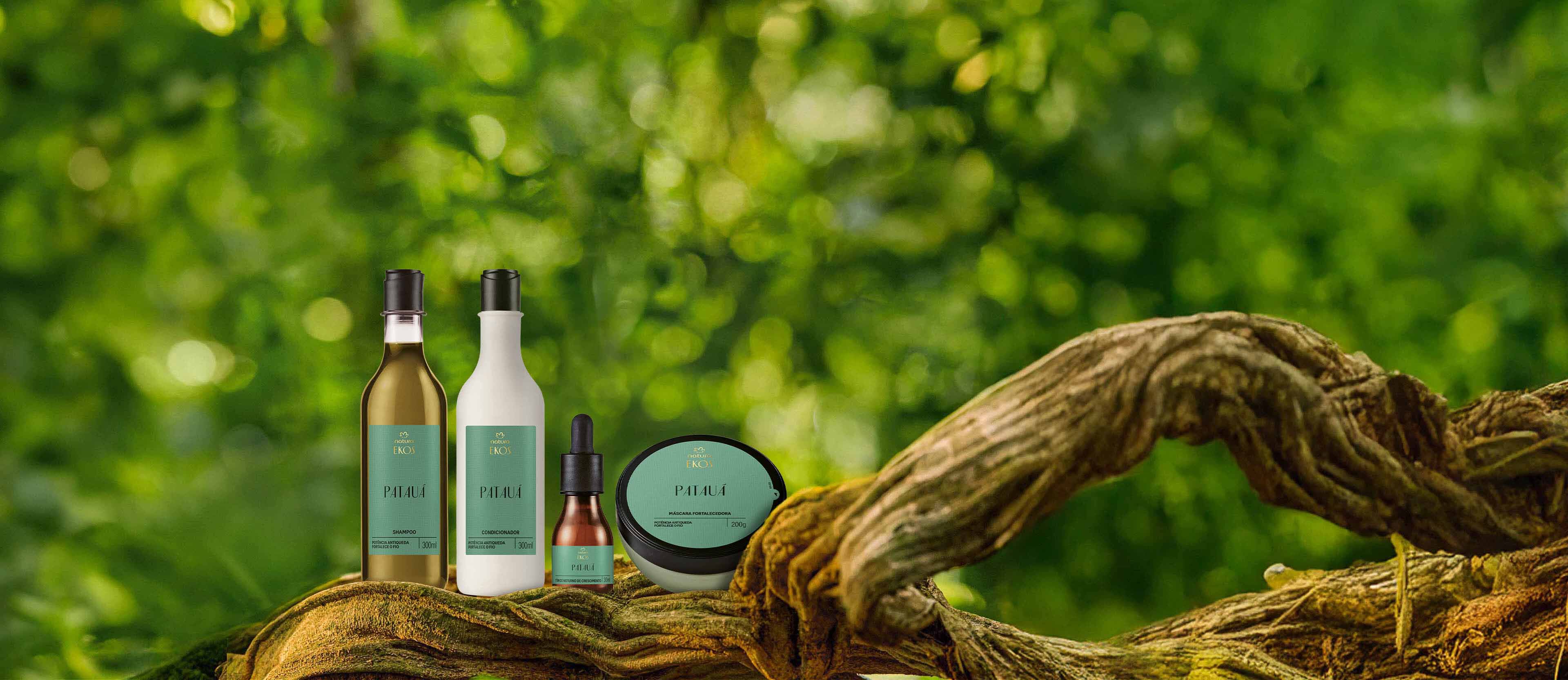 Kit Ekos Patauá Shampoo, Condicionador, Máscara e Tônico