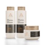Kit Shampoo, Condicionador e Máscara Lumina Força e Reparação Molecular (3 produtos)