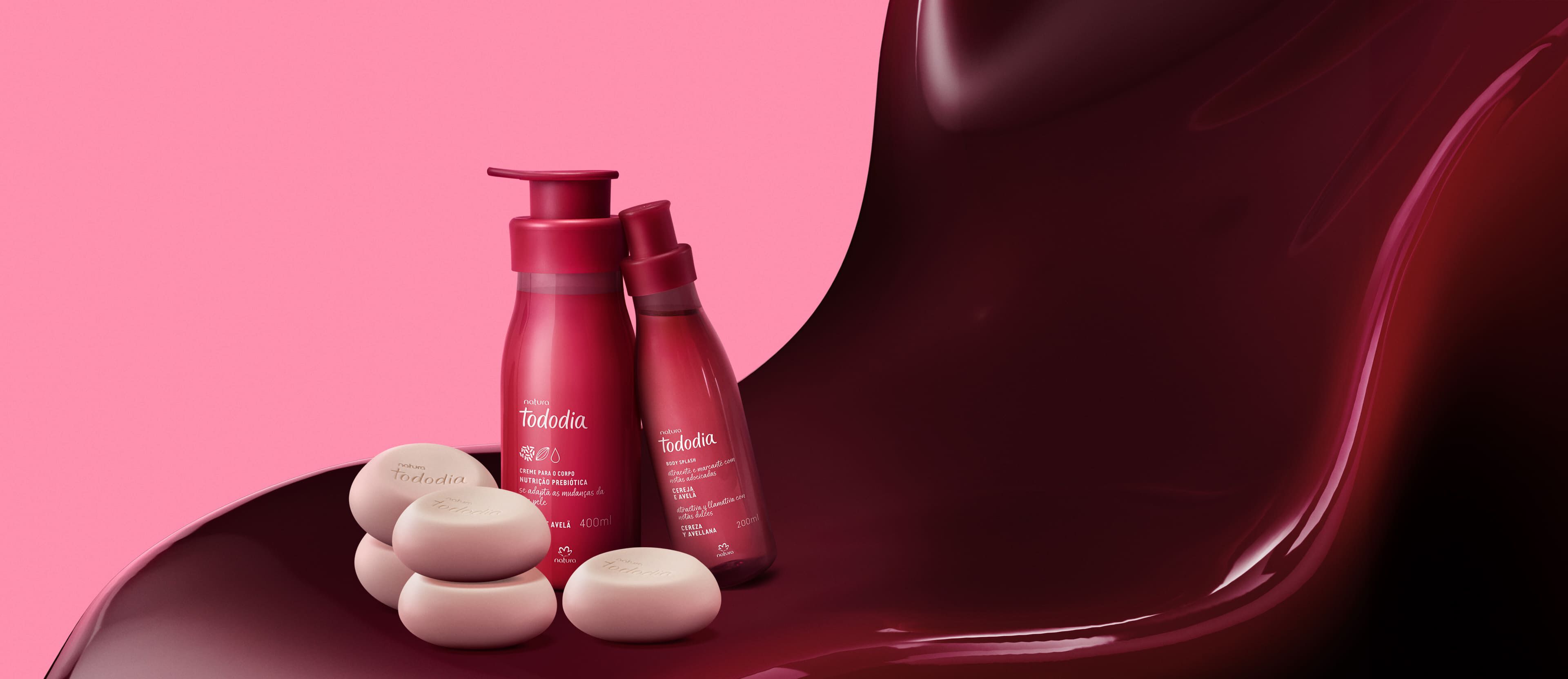 Kit Tododia Cereja e Avelã (3 produtos)