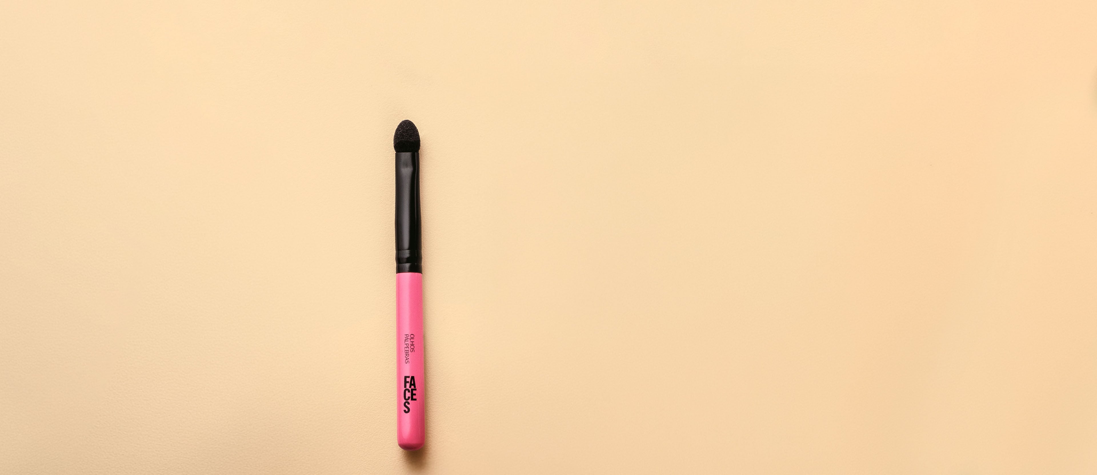 Mini Pincel para Olhos e Pápebras Natura Faces