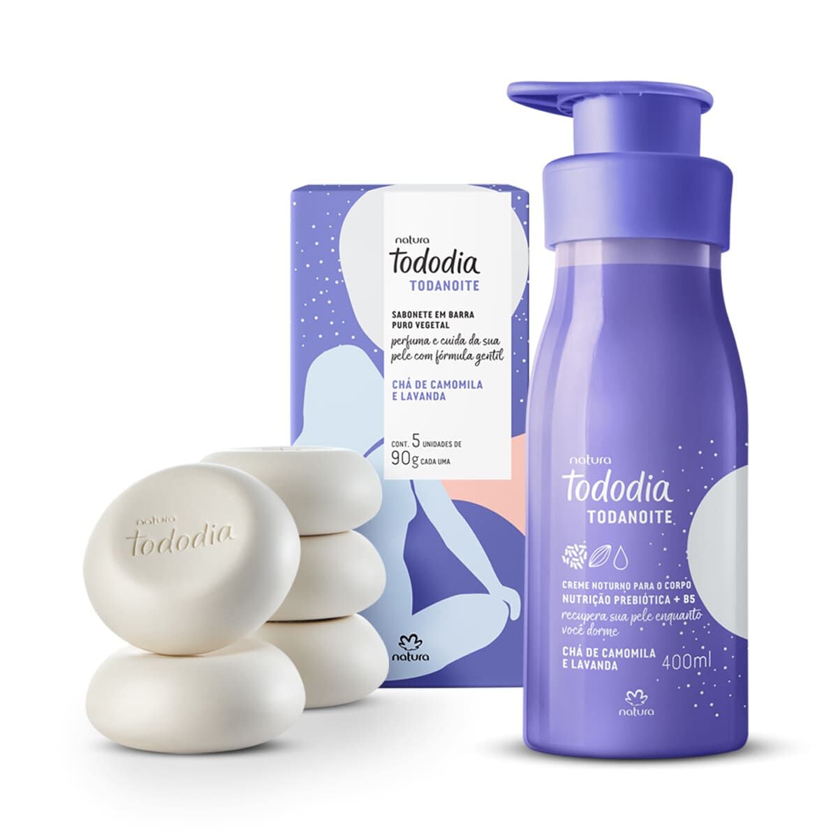 Kit Tododia Todanoite com Sabonete e Hidratante (2 Produtos)