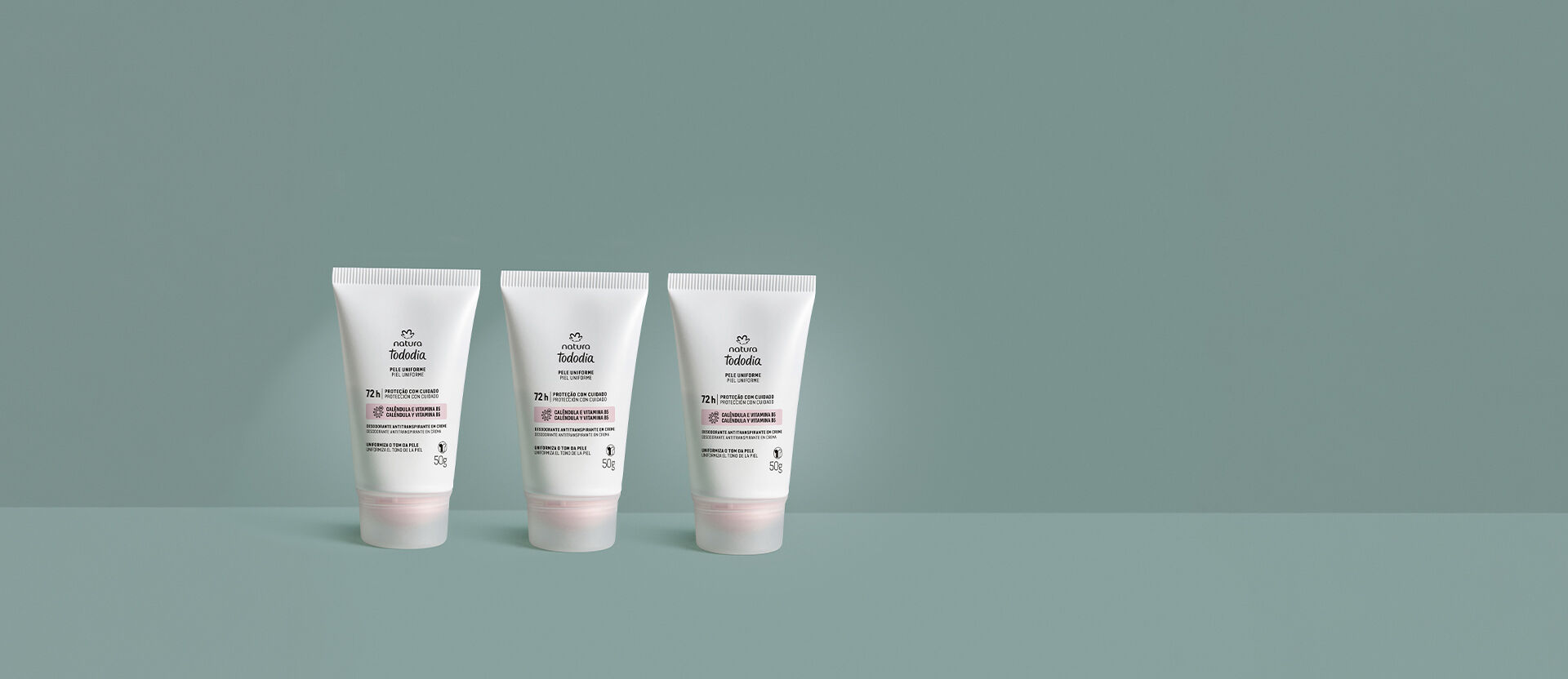 Kit Desodorante em Creme Tododia Leite de Algodão (3 produtos)