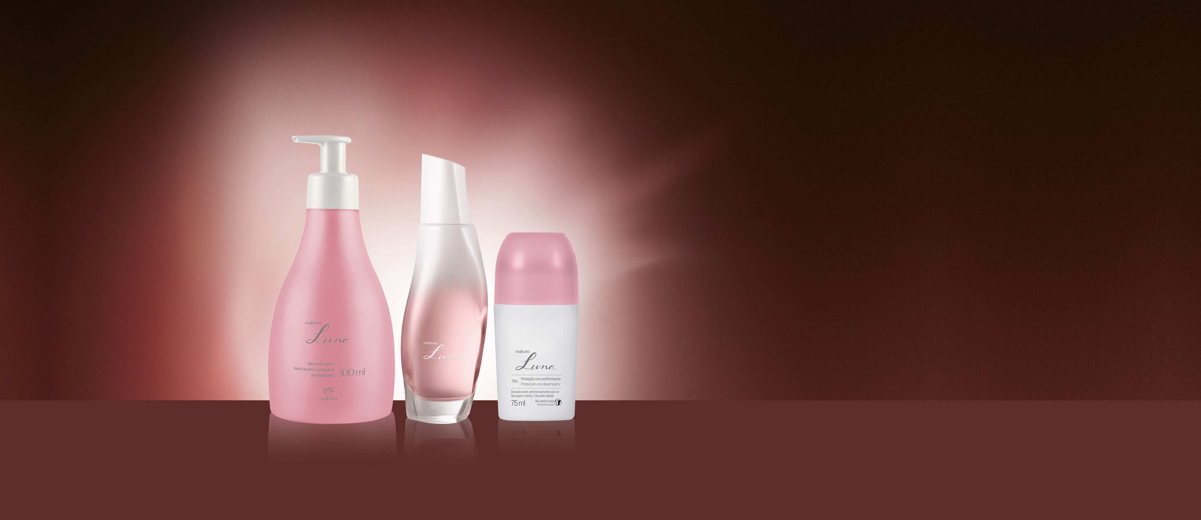 Kit Luna Classico com Hidratante e Desodorante Roll-on (3 produtos)