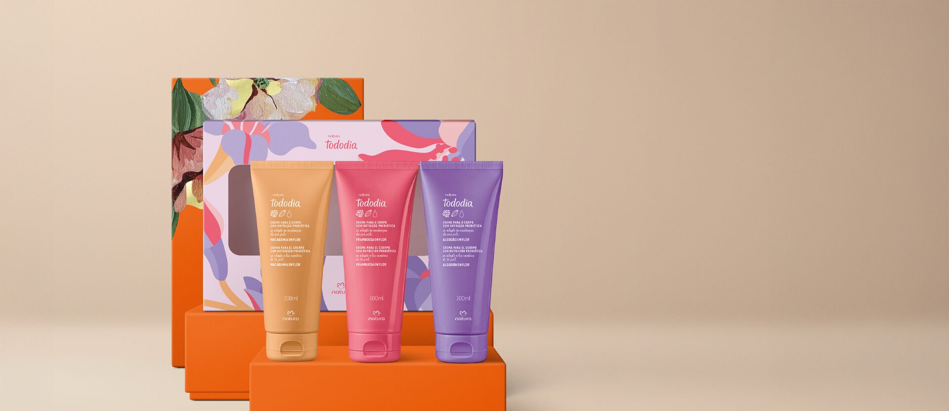 Presente Dia das Mães Tododia Trio de Hidratantes (3 unidades)