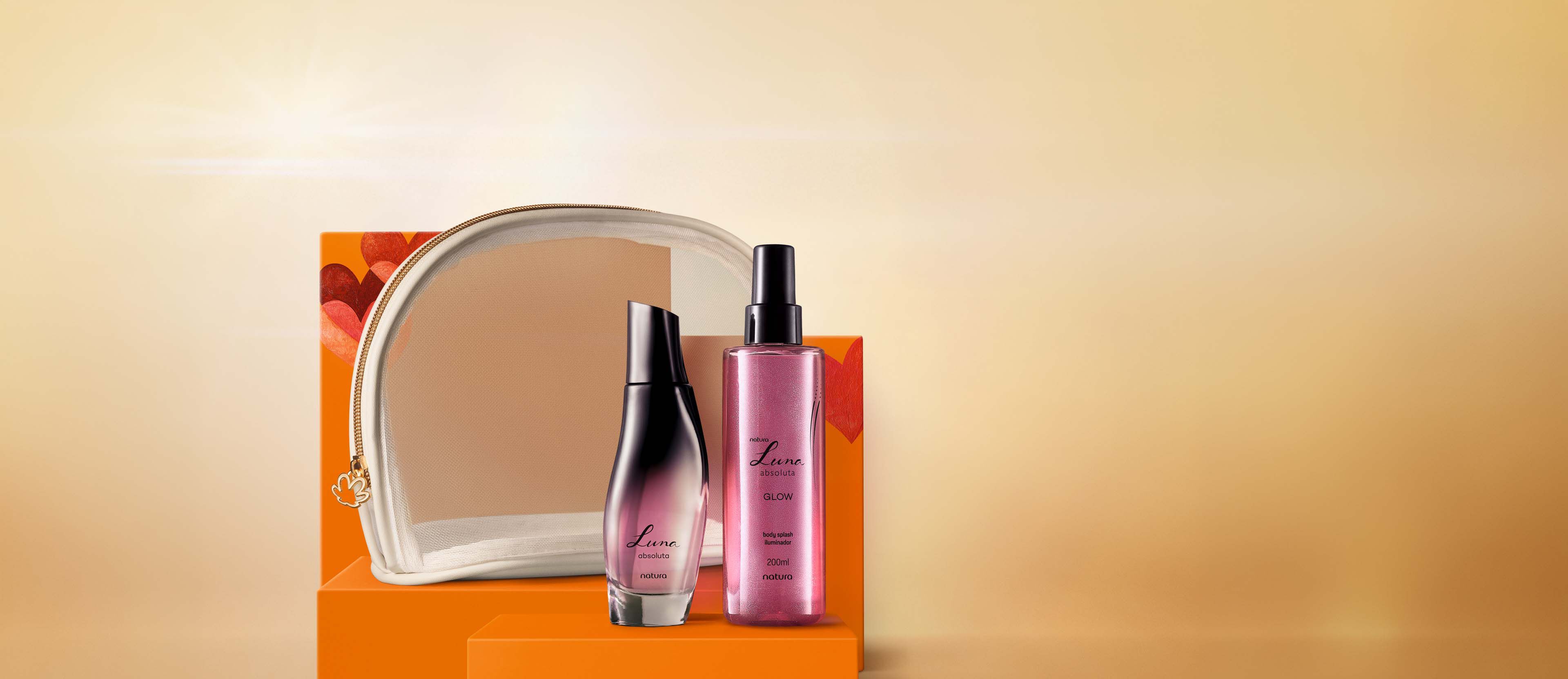 Presente Colônia + Body Splash Luna Absoluta com Nécessaire