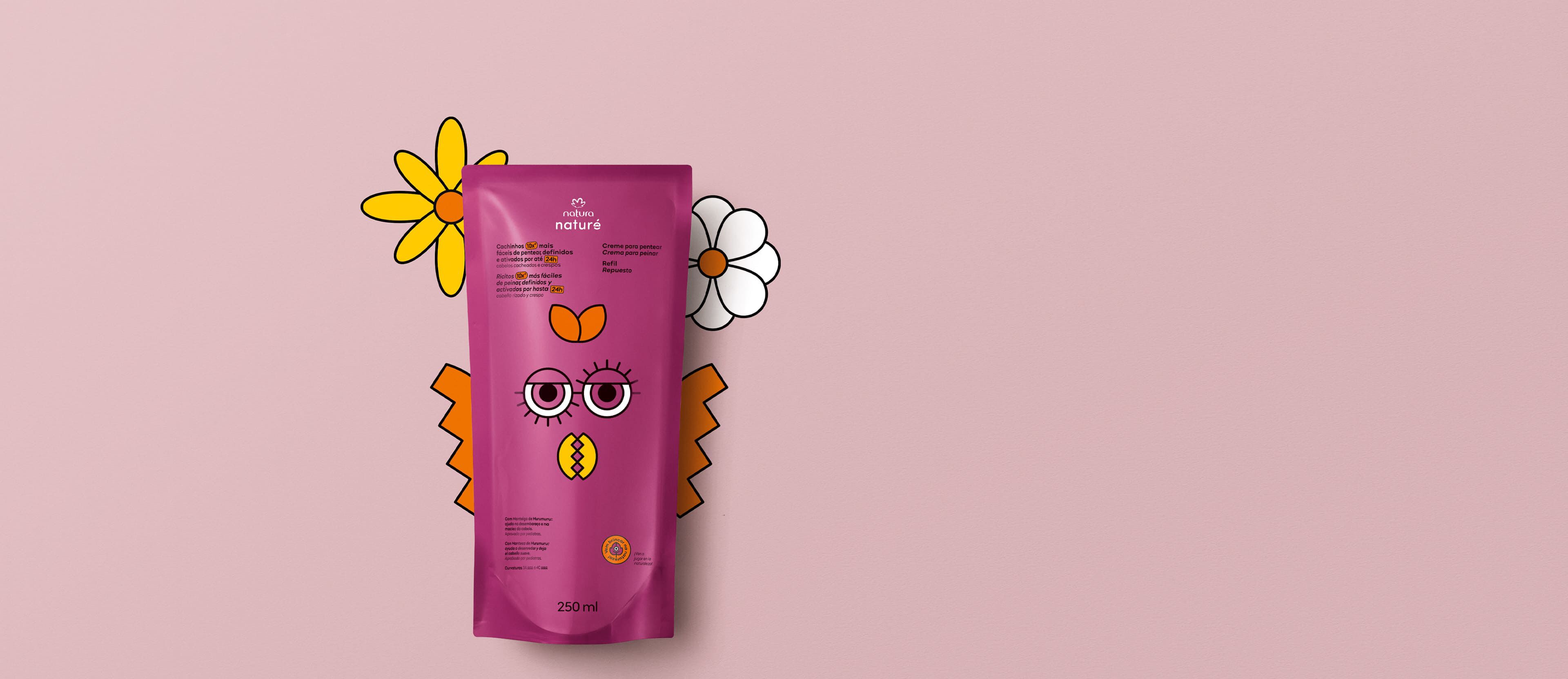 Refil Creme para Pentear Cabelos Cacheados e Crespos Naturé