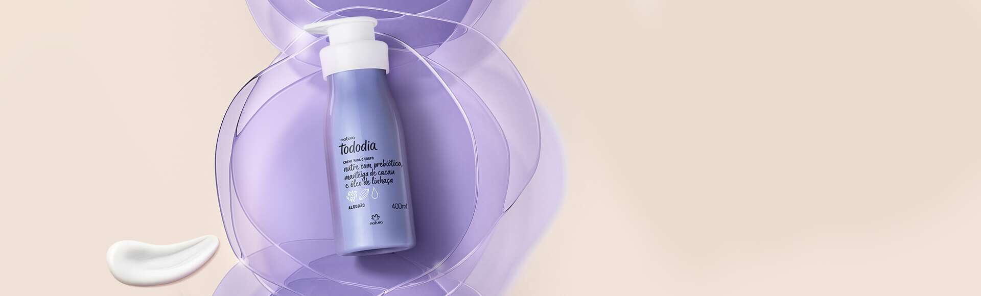 Creme Desodorante Nutritivo Para o Corpo Tododia Algodão