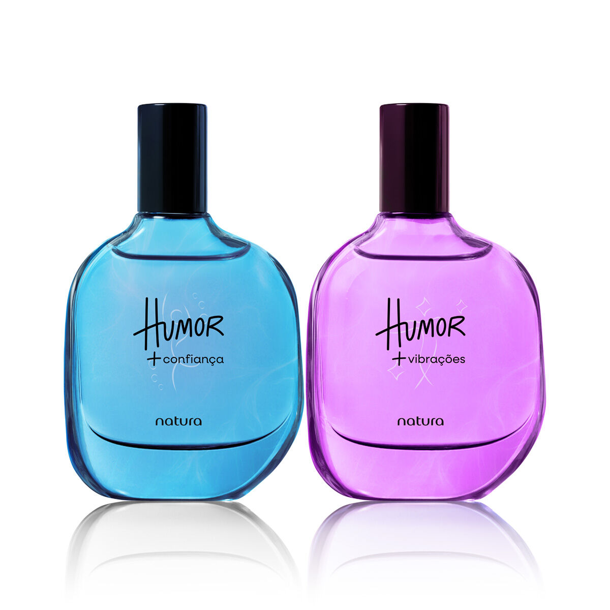 Kit Deo Colônia Natura Humor +confianca e +vibracoes 25 Ml (2 Produtos)
