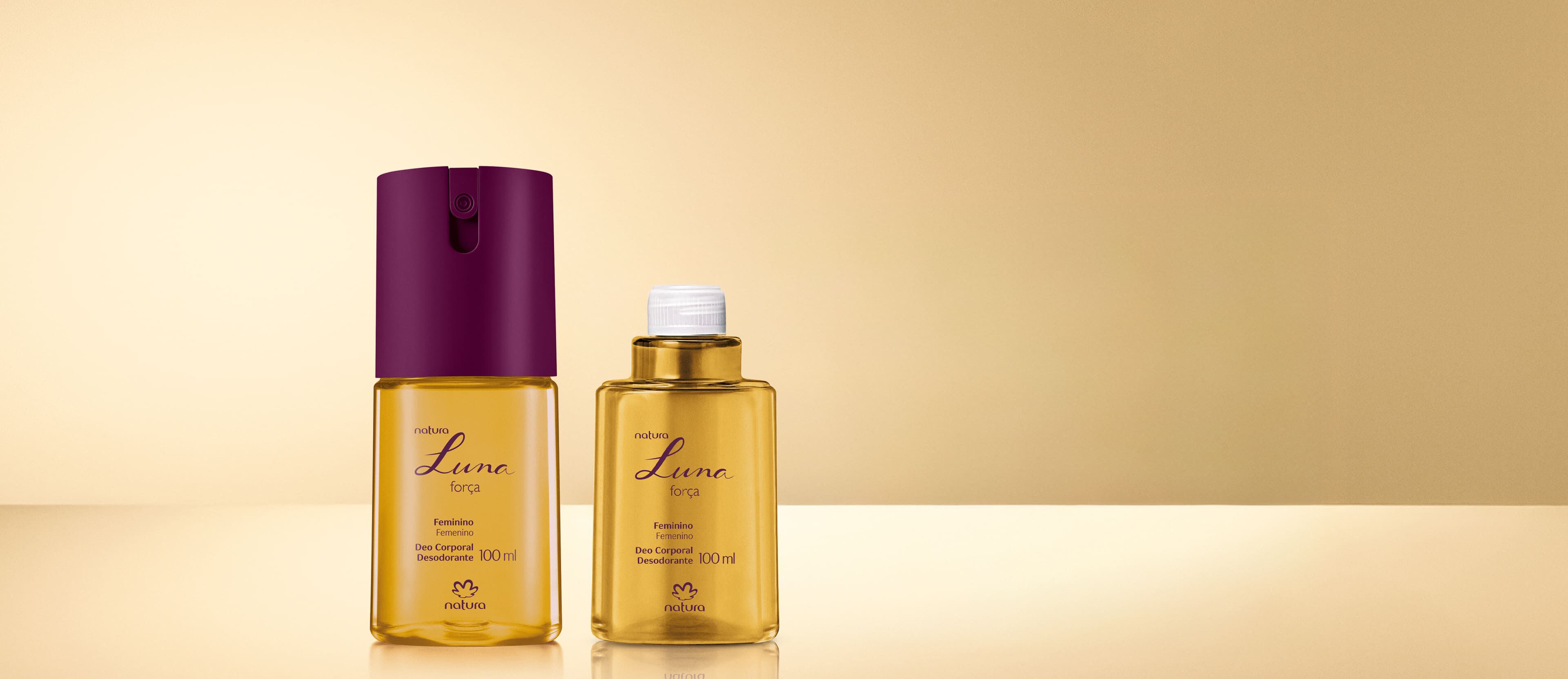 Kit Desodorante Corporal Luna Força com Refil