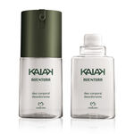 Kit Desodorante Corporal com Refil Kaiak Aventura Masculino (2 produtos)