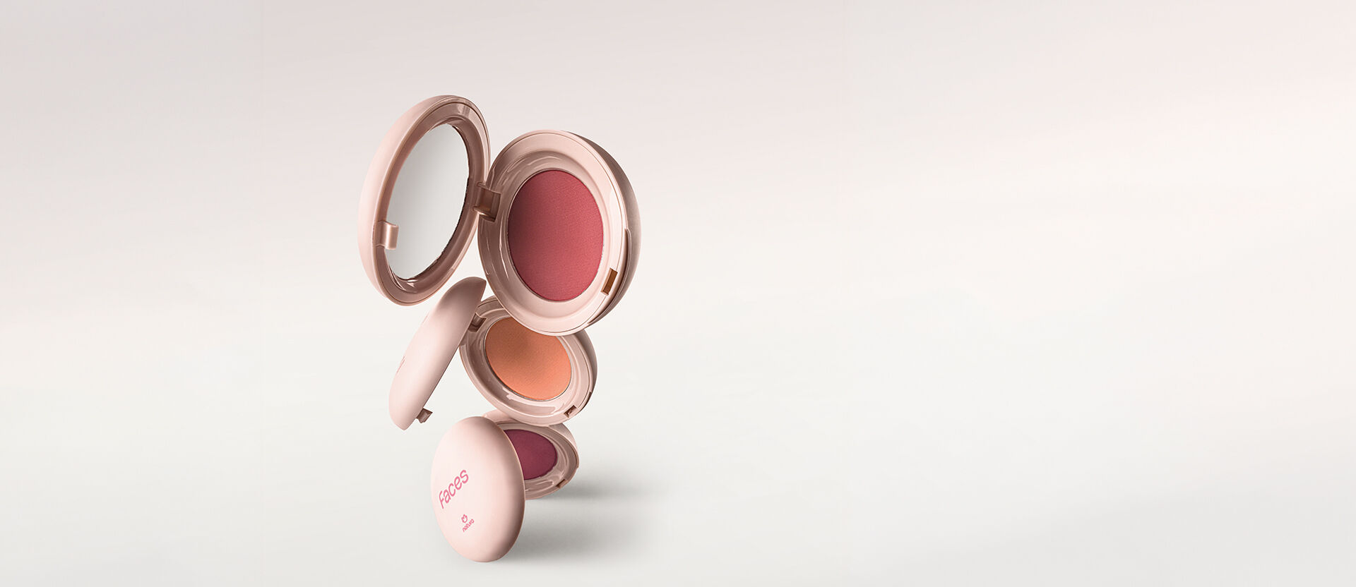 Blush Compacto Matte Faces