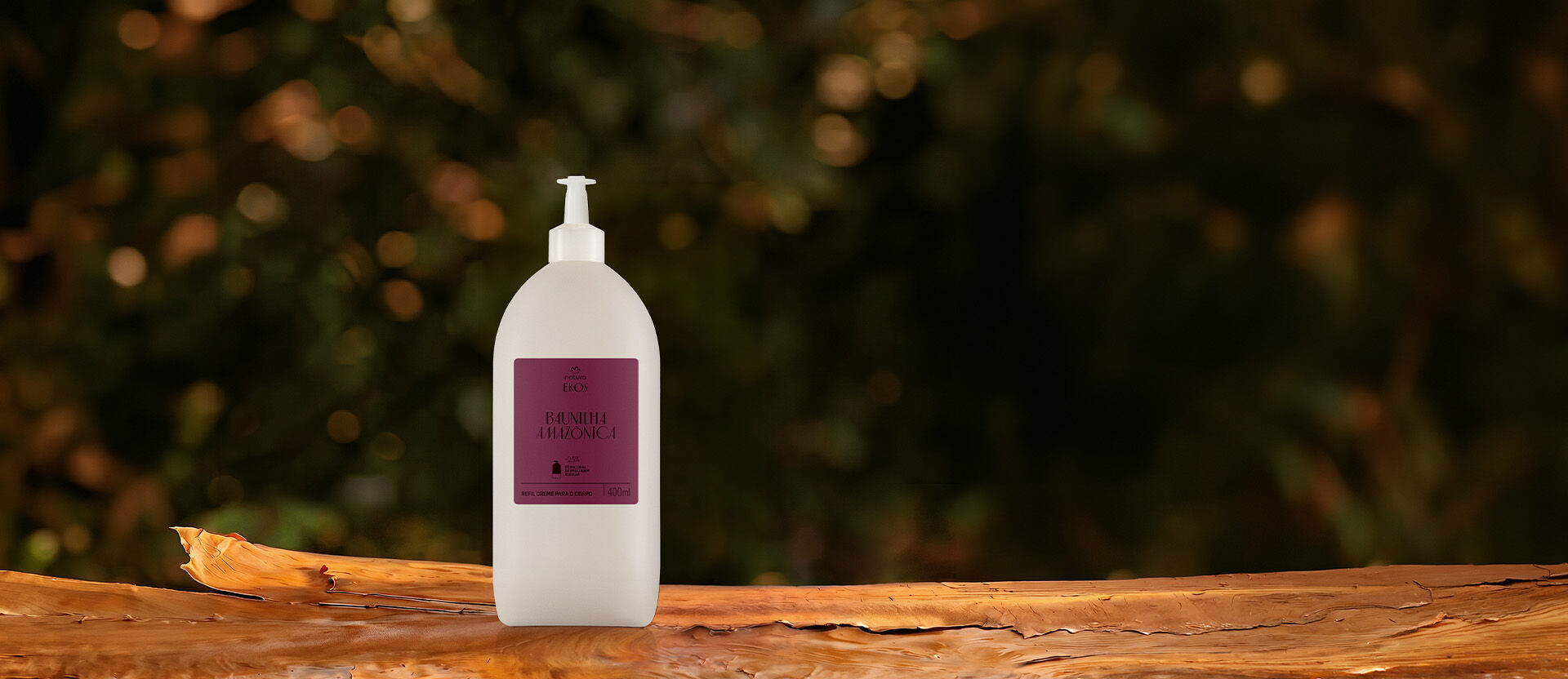 REFIL Creme Desodorante Hidratante para o Corpo Ekos Baunilha Amazônica