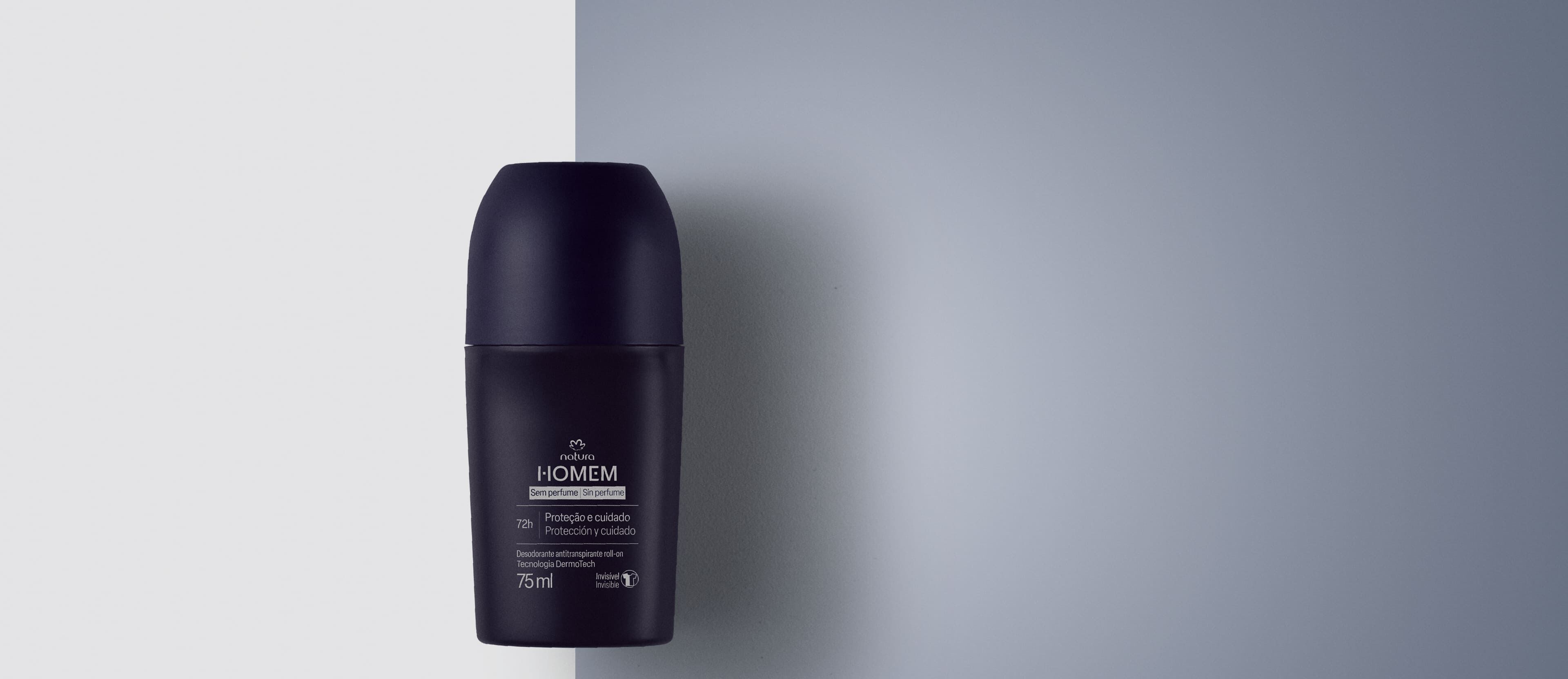 Desodorante Antitranspirante Roll-On Natura Homem Sem Perfume